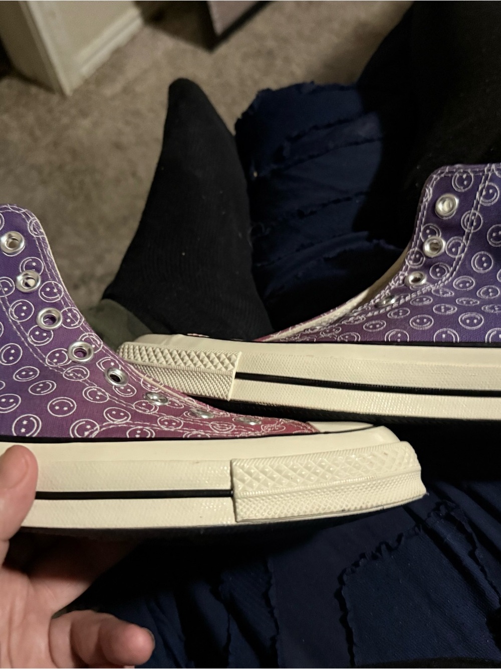 Converse Chuck 70 Happy Camper Gradient Purple High Top Men’s 7 Women’s 9 - Picture 3 of 13